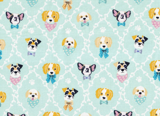 44" -Dogs and Bones - 100% Cotton
