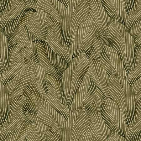 108"  -  P&B Textiles  - "Earth Tone"  Green -  100% Cotton