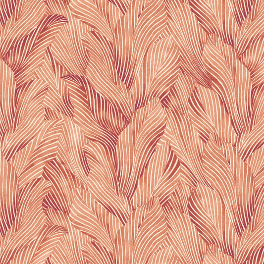 108"  -  P&B Textiles  - "Earth Tone"  Peachy  Orange -  100% Cotton