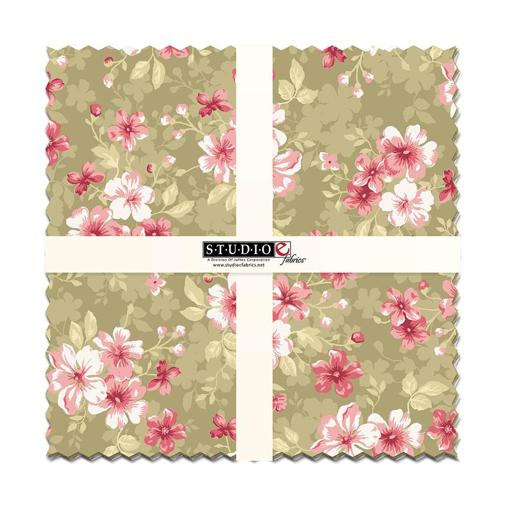Studio e - Layer Cake - "Elizabeth" - 10"x 10" - 42 pcs