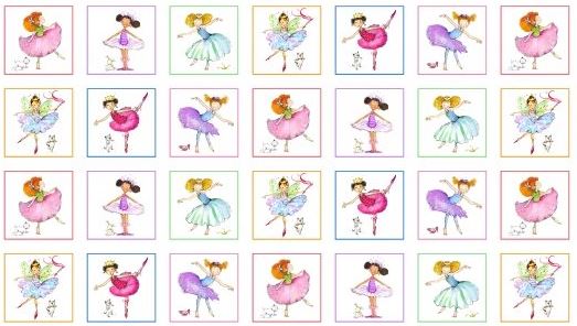 Elizabeth's Studio - Little Ballerinas Panel