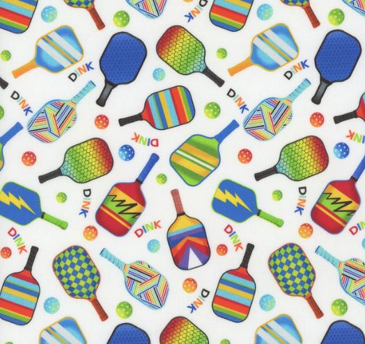 44"-Elizabeths Studio- Pickleball-100%-cotton