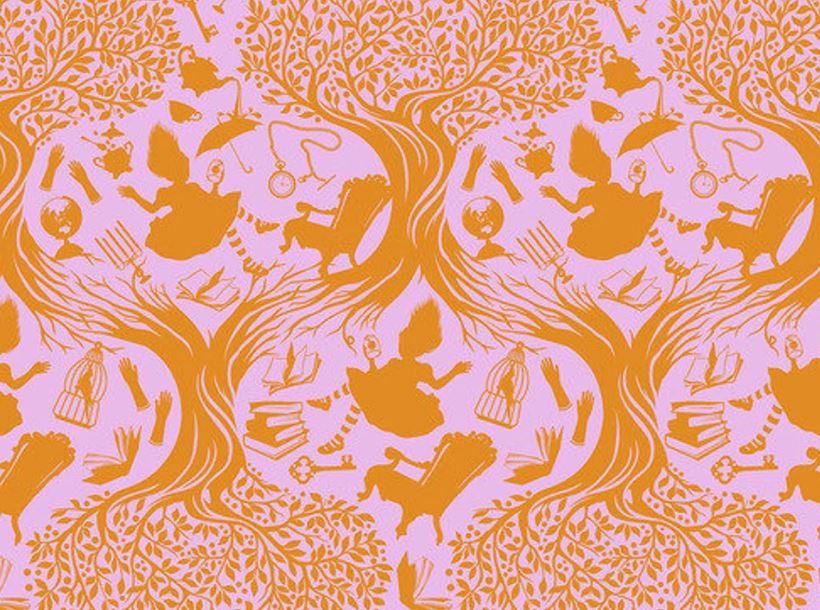 44"  -Free Spirit "Down The Rabbit Hole" - 100% Cotton