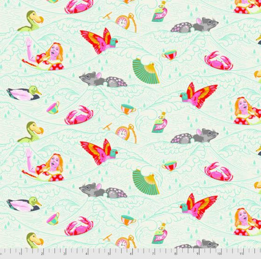 44"  -Free Spirit "Sea of Tears" - 100% Cotton