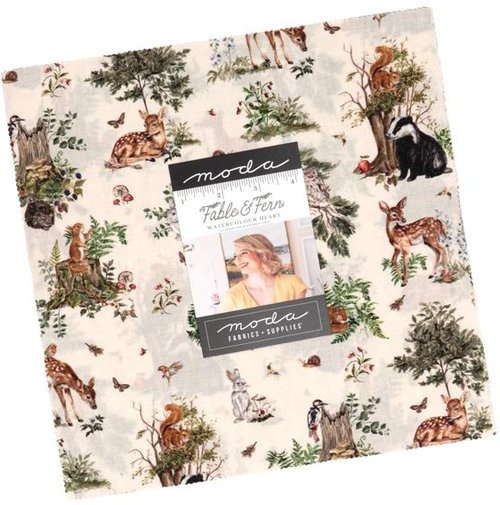 Moda -Layer Cake - "Fable & Fern" - 10"x 10" -42 pcs