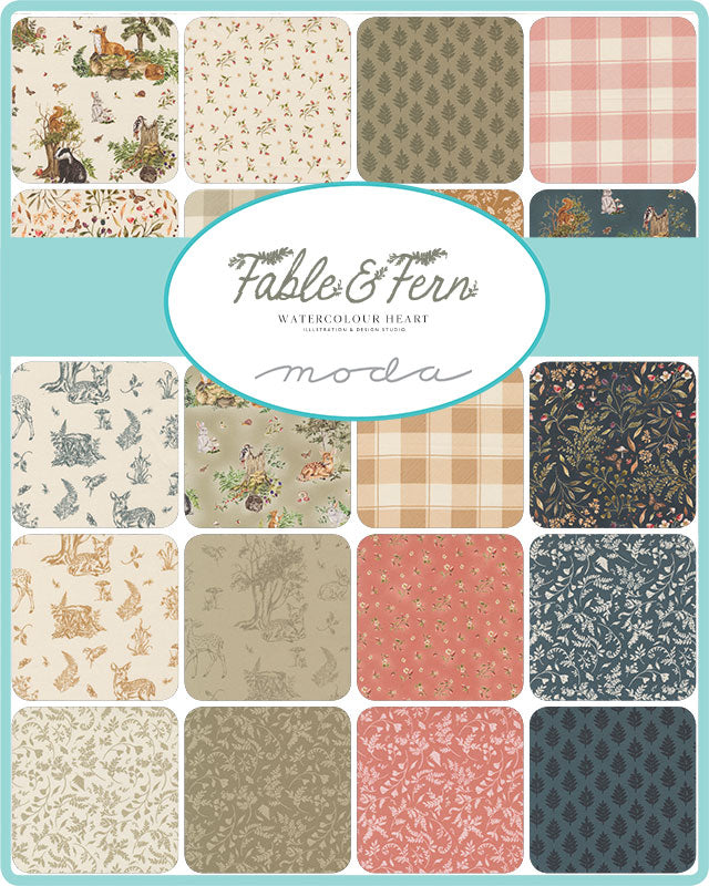 Moda -Layer Cake - "Fable & Fern" - 10"x 10" -42 pcs