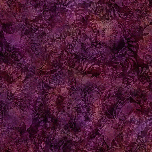 44"  - Fairy Tale "Purple" - 100% Cotton