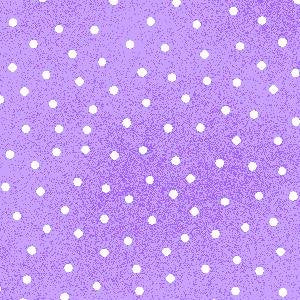 44"  - Flannel - "Lavender Dots"  -  100% Cotton