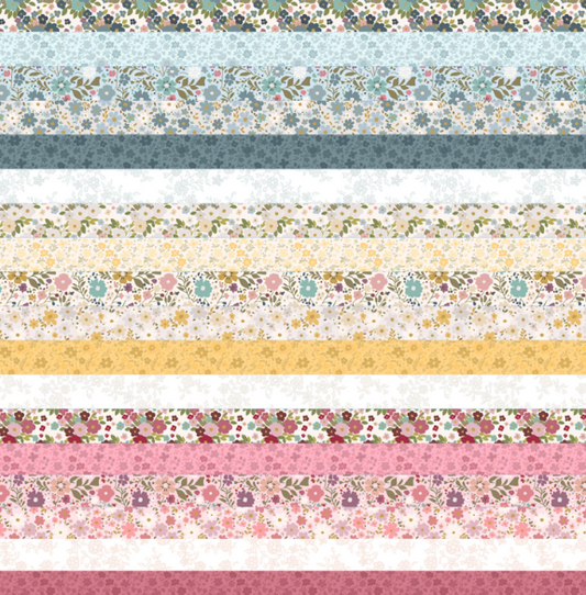 Riley Blake - Layer Cake - "Flower Magic" -  10"x10" - 42 pcs