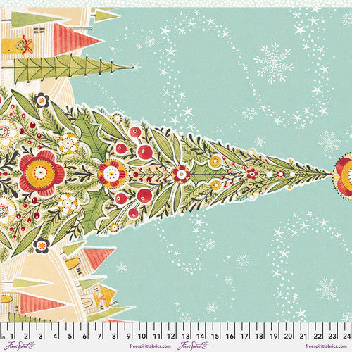 24"x 44" Free Spirit "Oh Christmas Tree" Panel-100%-cotton