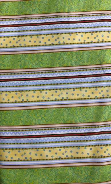 44"  - Henry Glass  - "Woodland Friends - Stripes" -  100% Cotton