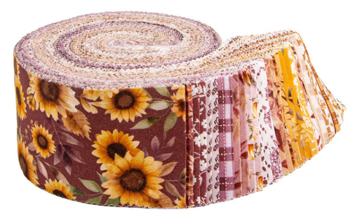 Riley Blake -2.5" Rolie Polie - "Harvest on the Prarie" - 2.5"x 44" -40 pcs