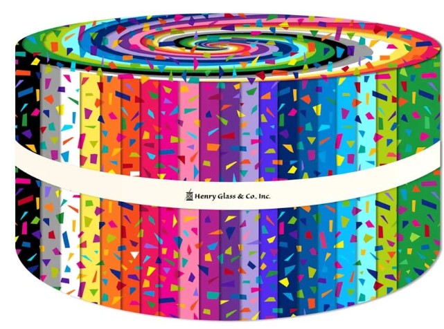 Henry Glass -Jelly Roll - "Snips" -2.5"x44" -40 pcs