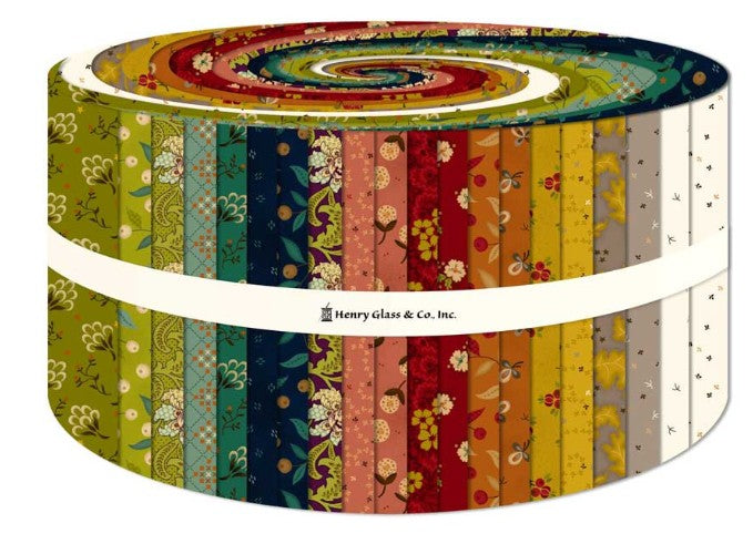 Henry Glass Flower Pot Jelly Roll - 42 pcs 2.5"x 44"