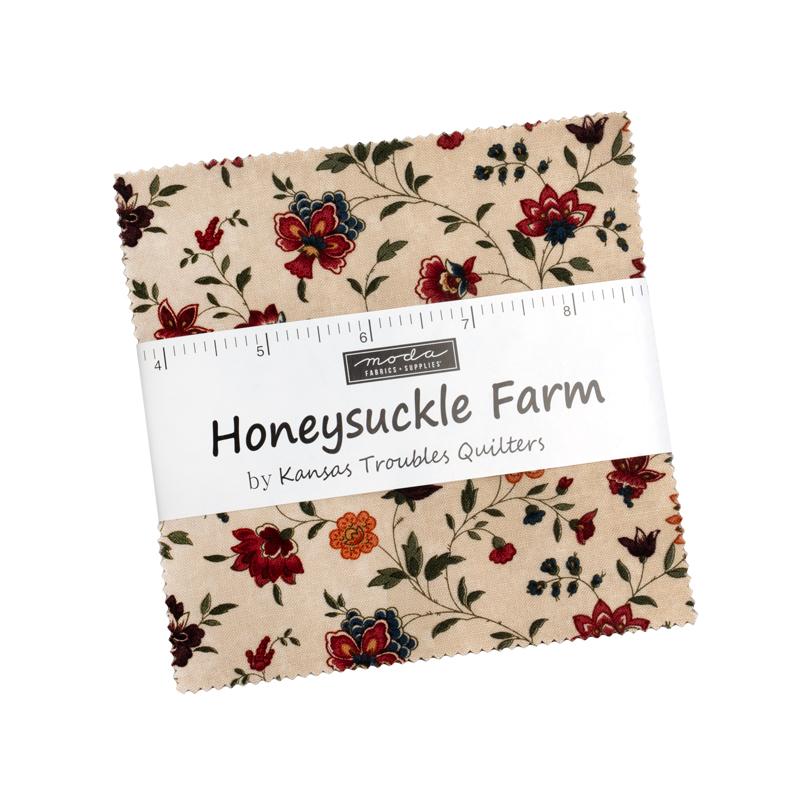 Moda -Charm Pack - "Honeysuckle Farm" - 5"x 5" -42 pcs