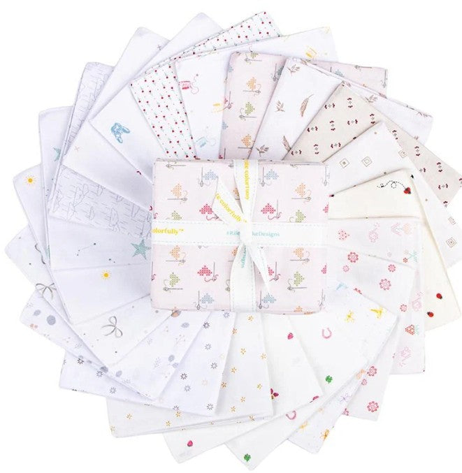 Riley Blake -Fat Quarters - "Hush Hush 5" -18"x21" -21 pcs