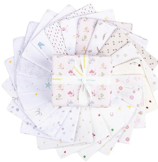 Riley Blake -Fat Quarters - "Hush Hush 5" -18"x21" -21 pcs