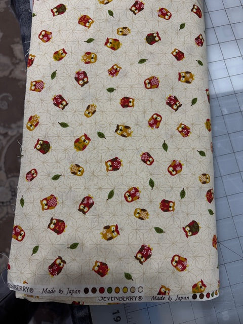 43" - SevenBerry - "Owls" - 100% Cotton