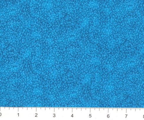 44"-Itsy Bitsy Turquoise - 100% Cotton