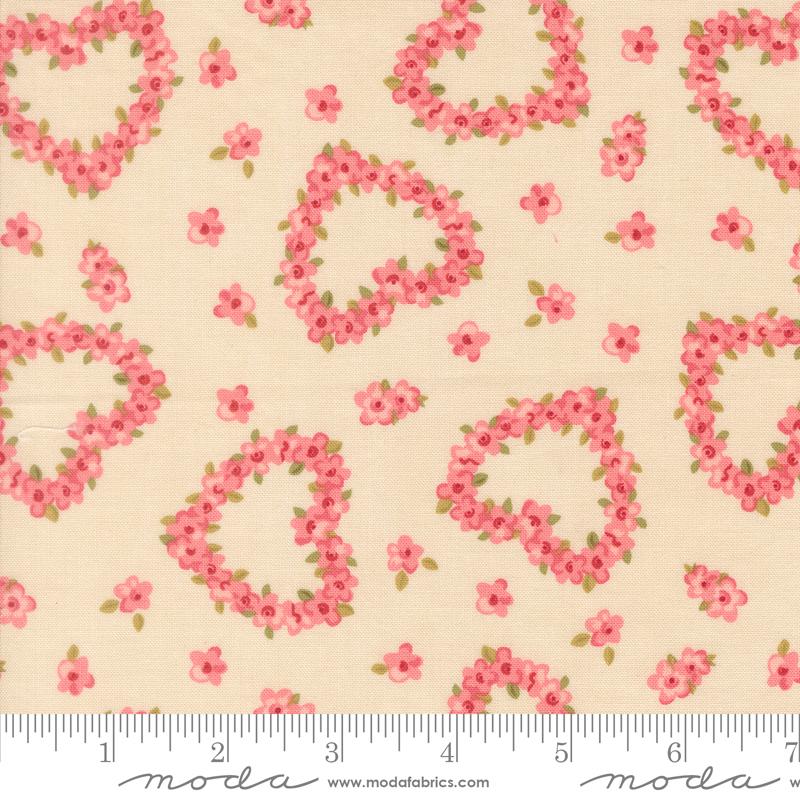 44"  - Moda -  Je Taime "Lace" -  100% Cotton