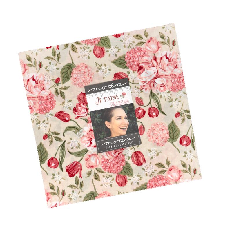 Moda -Layer Cake - "Je Taime" - 10"x 10" -42 pcs