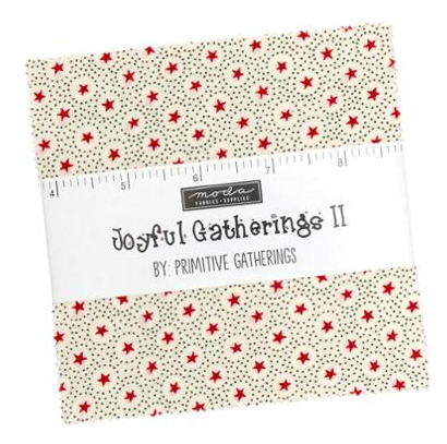 Moda -Charm Pack - "Joyful Gatherings " 5"x5" -42 pcs