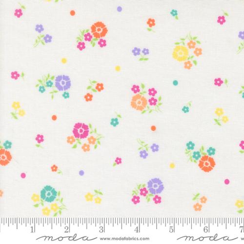 44"  - Moda -  "Joysome Cloud"  Florals -  100% Cotton