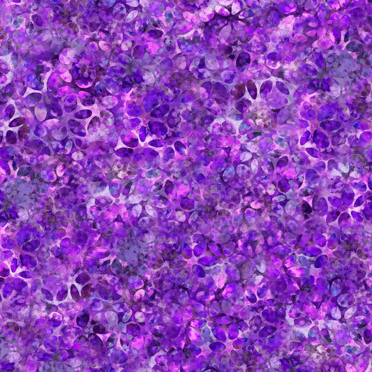 44"  - Kaleidoscope "Purple20" - 100% Cotton
