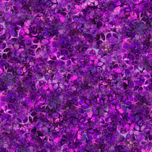 44"  - "Kaleidoscope Purple" - 100% Cotton