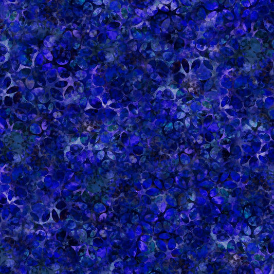 44"  - Kaleidoscope "Blue/Green3" - 100% Cotton