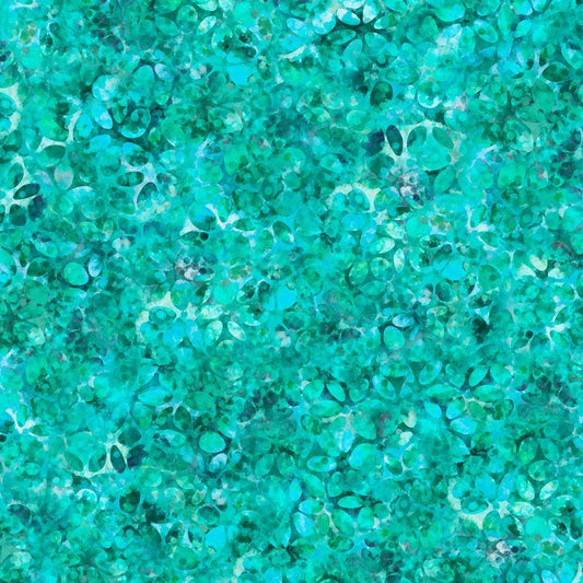 44"  - Kaleidoscope "Blue/Green2" - 100% Cotton