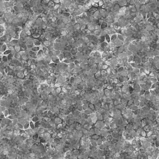 44"  - "Kaleidoscope Gray" - 100% Cotton