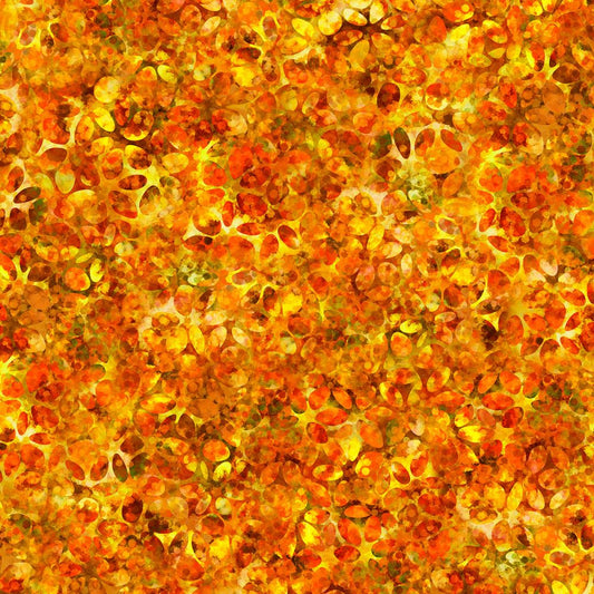 44"  - Kaleidoscope "Orange" 9- 100% Cotton