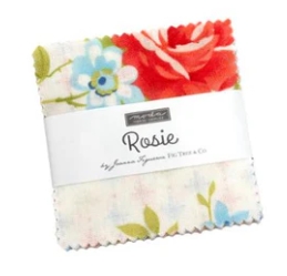 Moda - Mini-Charm - "Rosie" -  2.5"x 2.5" - 42 pcs
