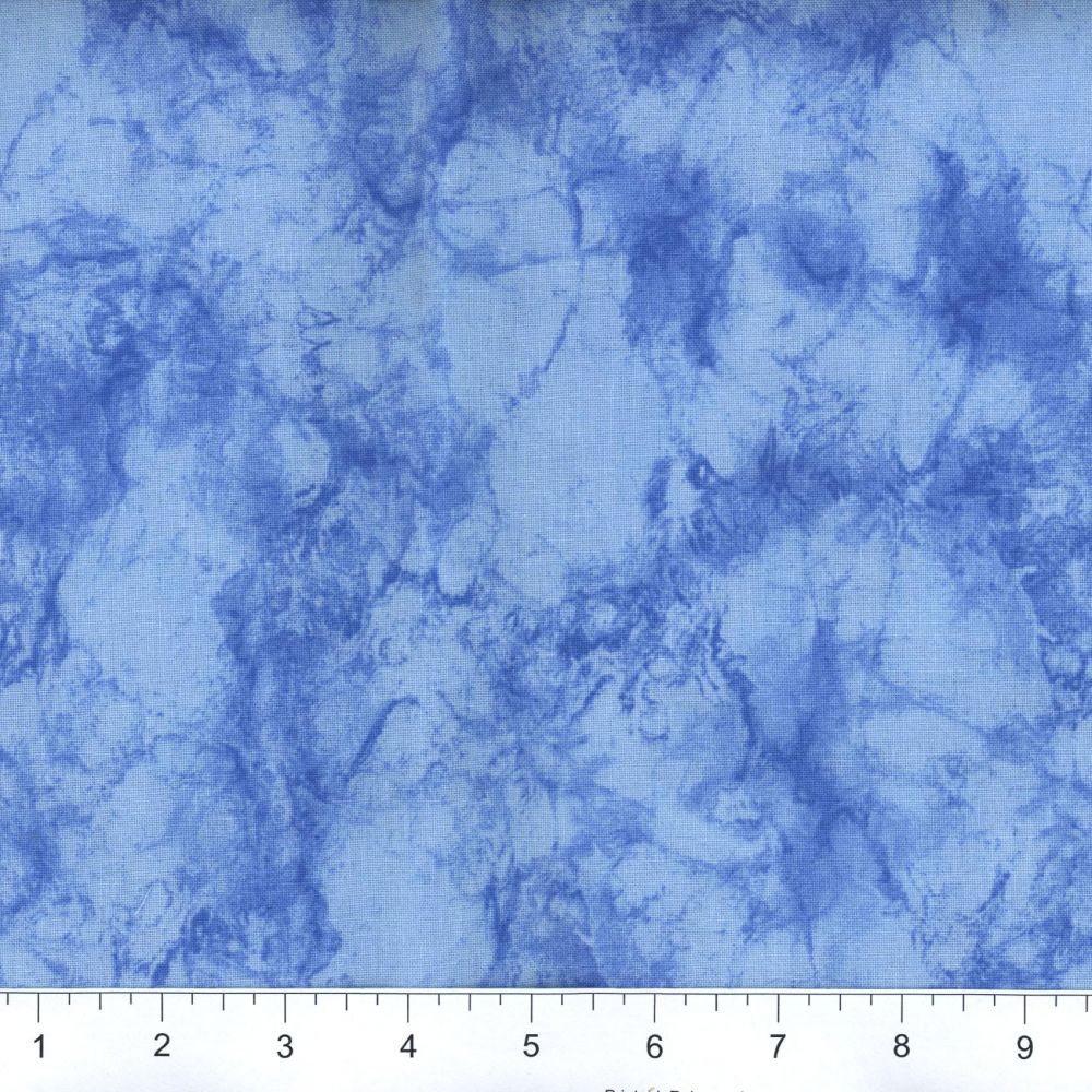 44"-"Marble"-Light Blue - 100% Cotton