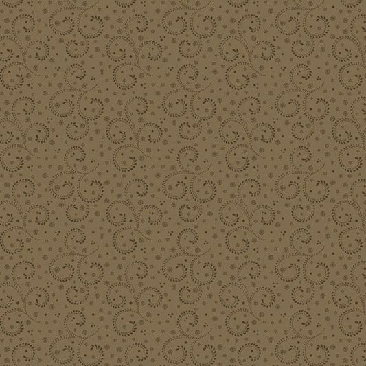 44"  - Marcus Fabrics -  "Black Sheep Cottons"  Mystic - Taupe -  100% Cotton