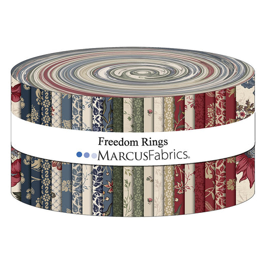 Marcus Fabrics Jelly Roll  "Freedom Rings" - 100% Cotton