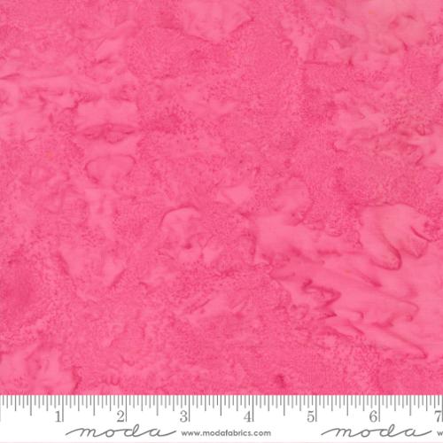 44"  - Moda - Mermaid Batiks - "Coral" -  100% Cotton