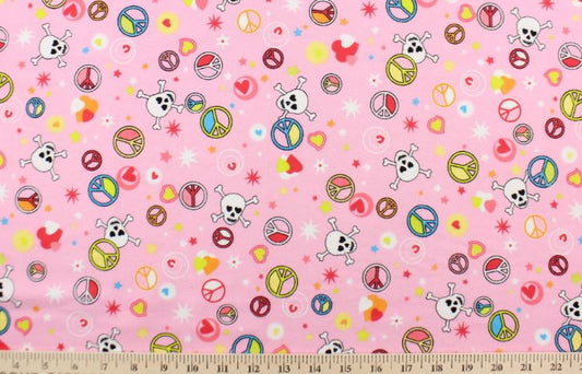 44"-"Mixed Medley" - Flannel - 100% Cotton