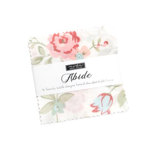 Moda - Mini Charms - "Abide" -  2.5"x 2.5" squares - 42 pcs