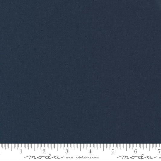 44"  - Moda - Bella Solids -  "Navy" - 100% Cotton