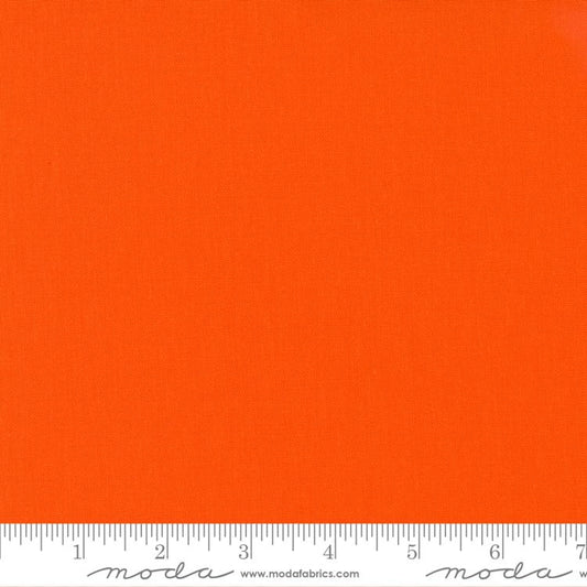 44"  - Moda - Bella Solids -  "Tangerine" - 100% Cotton