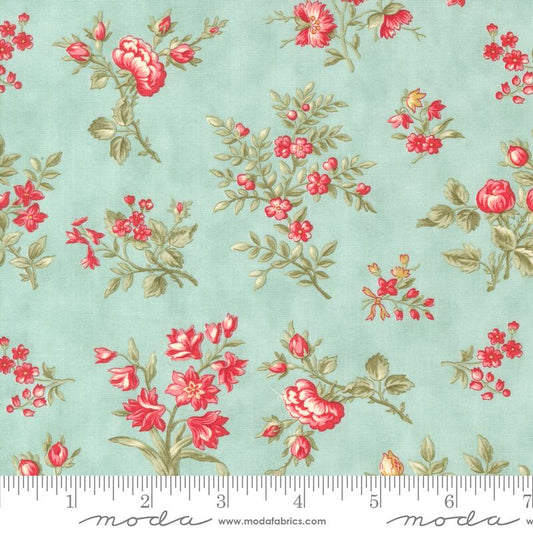 44"  - Collections Etchings  "Aqua" - 100% Cotton