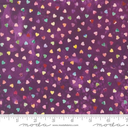 44"  - Moda -  Fleur The Love "Plum" -  100% Cotton