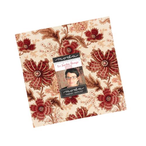 Moda -Layer Cake - "Le Jardin Rouge" -  10"x 10" -42 pcs