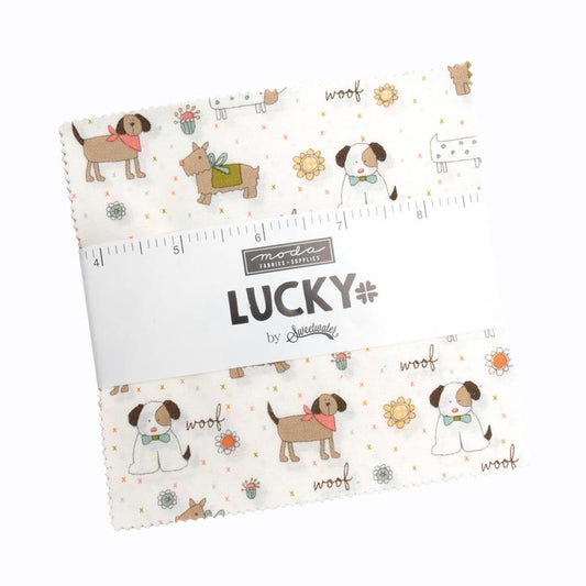 Moda - Charm Pack - "Lucky" -  5"x5" - 42 pcs