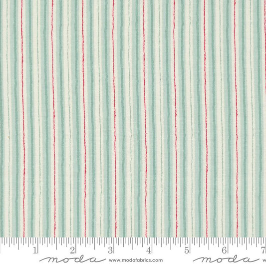 44"  - Moda - My Summer House -  "Aqua Summer Stripe" - 100% Cotton