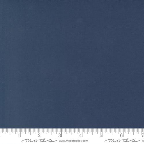 44"  -Moda- Bella Solids - Nautical Blue - 100% Cotton