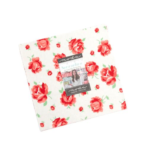 Moda -Layer Cake- "Summertime" -10"x 10"-42-pcs-100%-cotton-quilting-fabric