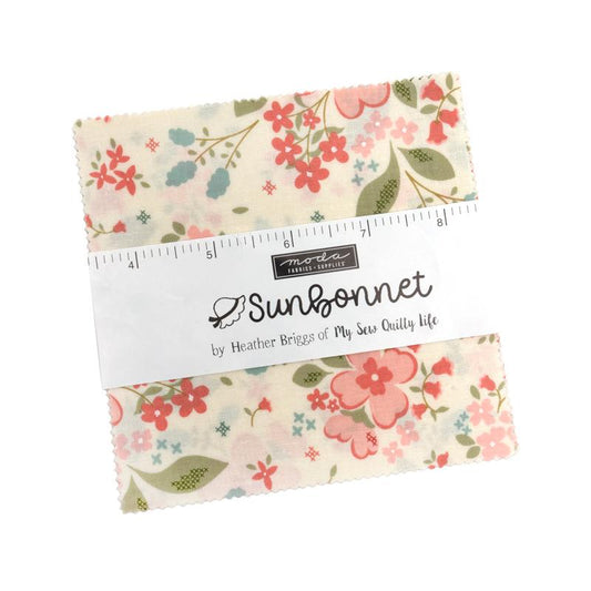 Moda - Charm Pack - "Sunbonnet" -  5"x 5" - 42 pcs